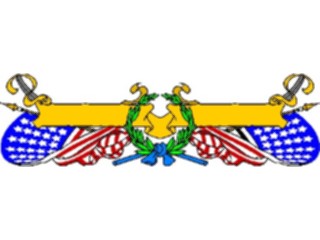 Sticker Custom Preview Image #014010 Americana Symbols History Flag Design1