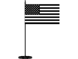 Sticker Custom Preview Image #014015 Americana Symbols History Flag Plastic