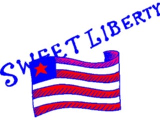 Sticker Custom Preview Image #014016 Americana Symbols History Flag Sweet Liberty