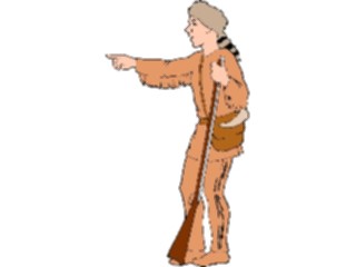 Sticker Custom Preview Image #014021 Americana Symbols History Frontier Man3