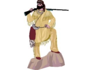 Sticker Custom Preview Image #014023 Americana Symbols History Frontier Man5