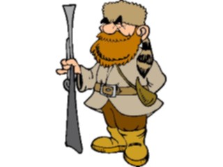 Sticker Custom Preview Image #014027 Americana Symbols History Frontier Man9