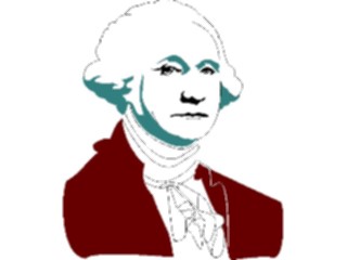 Sticker Custom Preview Image #014032 Americana Symbols History George Washington02