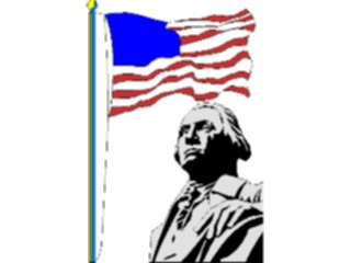 Sticker Custom Preview Image #014037 Americana Symbols History George Washington07