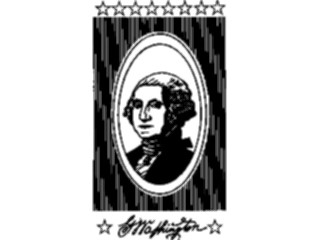 Sticker Custom Preview Image #014046 Americana Symbols History George Washington16