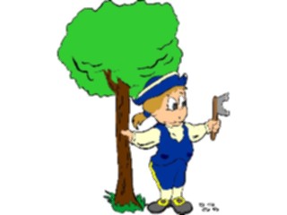 Sticker Custom Preview Image #014061 Americana Symbols History George Washington Tree2