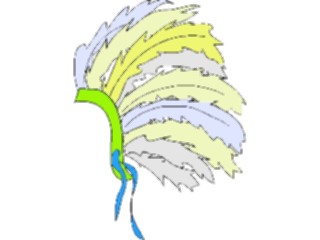 Sticker Custom Preview Image #014070 Americana Symbols History Headdress2