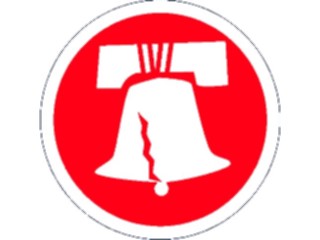 Sticker Custom Preview Image #014090 Americana Symbols History Liberty Bell05