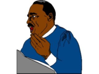 Sticker Custom Preview Image #014115 Americana Symbols History Martin Luther King Jr