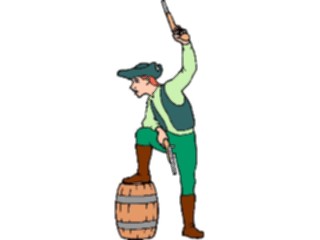 Sticker Custom Preview Image #014121 Americana Symbols History Minuteman5