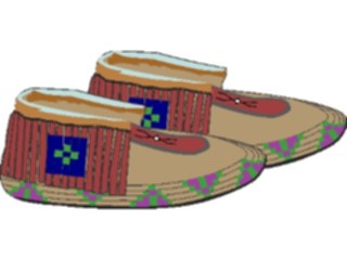 Sticker Custom Preview Image #014125 Americana Symbols History Moccasins