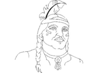 Sticker Custom Preview Image #014131 Americana Symbols History Native American04