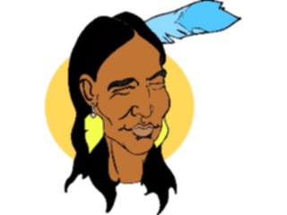 Sticker Custom Preview Image #014163 Americana Symbols History Native American36