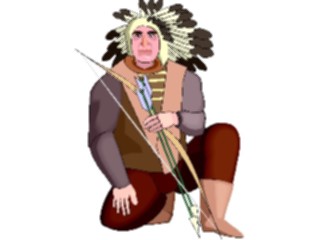 Sticker Custom Preview Image #014214 Americana Symbols History Native American Bow