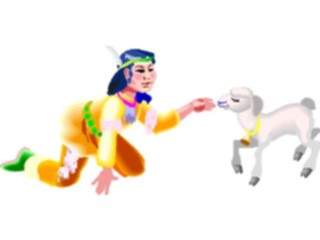 Sticker Custom Preview Image #014218 Americana Symbols History Native American Boy3