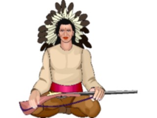 Sticker Custom Preview Image #014226 Americana Symbols History Native American Chief