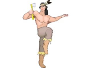 Sticker Custom Preview Image #014227 Americana Symbols History Native American Dancing