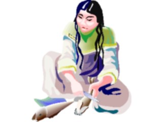 Sticker Custom Preview Image #014230 Americana Symbols History Native American Fish