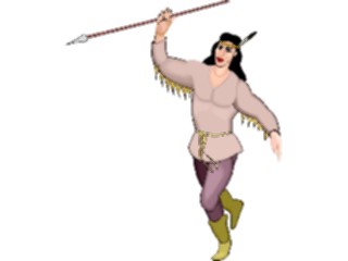 Sticker Custom Preview Image #014241 Americana Symbols History Native American Running