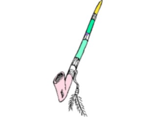 Sticker Custom Preview Image #014277 Americana Symbols History Peace Pipe2