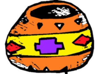 Sticker Custom Preview Image #014281 Americana Symbols History Pottery01