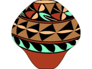 Sticker Custom Preview Image #014285 Americana Symbols History Pottery05