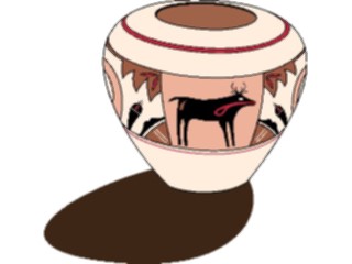 Sticker Custom Preview Image #014288 Americana Symbols History Pottery08