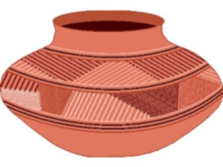 Sticker Custom Preview Image #014290 Americana Symbols History Pottery10