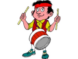 Sticker Custom Preview Image #014305 Americana Symbols History Revolutionary Drummer1