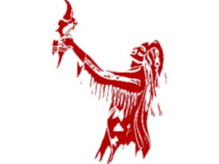 Sticker Custom Preview Image #014315 Americana Symbols History Shaman