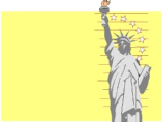 Sticker Custom Preview Image #014352 Americana Symbols History Statueof Liberty05