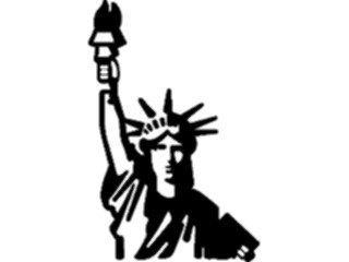 Sticker Custom Preview Image #014353 Americana Symbols History Statueof Liberty06