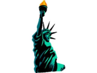 Sticker Custom Preview Image #014355 Americana Symbols History Statueof Liberty08