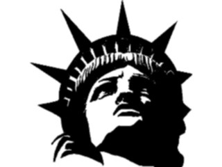 Sticker Custom Preview Image #014361 Americana Symbols History Statueof Liberty14