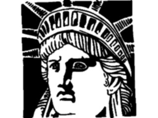 Sticker Custom Preview Image #014362 Americana Symbols History Statueof Liberty15