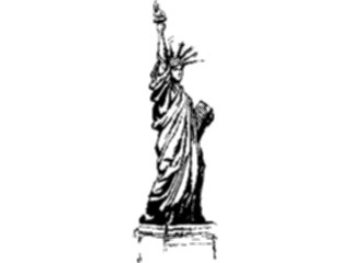 Sticker Custom Preview Image #014364 Americana Symbols History Statueof Liberty17
