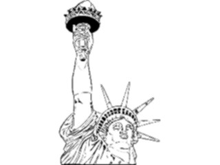 Sticker Custom Preview Image #014365 Americana Symbols History Statueof Liberty18