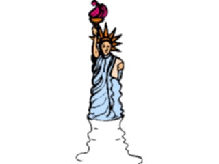 Sticker Custom Preview Image #014366 Americana Symbols History Statueof Liberty19