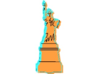 Sticker Custom Preview Image #014367 Americana Symbols History Statueof Liberty20