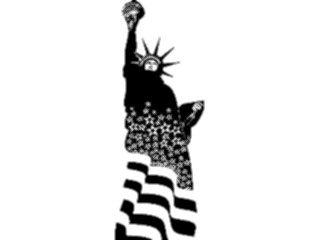 Sticker Custom Preview Image #014369 Americana Symbols History Statueof Liberty22