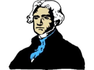 Sticker Custom Preview Image #014396 Americana Symbols History Thomas Jefferson