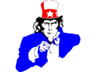 Sticker Custom Preview Image #014417 Americana Symbols History Uncle Sam04