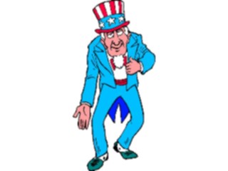 Sticker Custom Preview Image #014421 Americana Symbols History Uncle Sam08