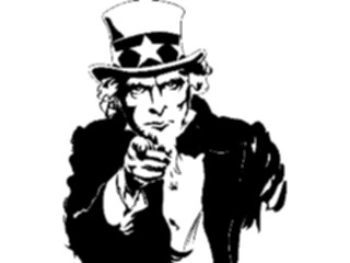 Sticker Custom Preview Image #014424 Americana Symbols History Uncle Sam11