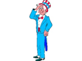 Sticker Custom Preview Image #014438 Americana Symbols History Uncle Sam Frustrated