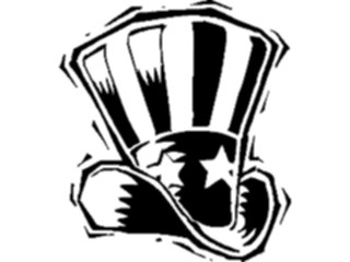 Sticker Custom Preview Image #014446 Americana Symbols History Uncle Sams Hat02