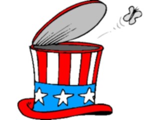 Sticker Custom Preview Image #014447 Americana Symbols History Uncle Sams Hat03