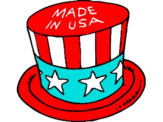 Sticker Custom Preview Image #014449 Americana Symbols History Uncle Sams Hat05