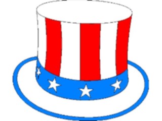 Sticker Custom Preview Image #014450 Americana Symbols History Uncle Sams Hat06