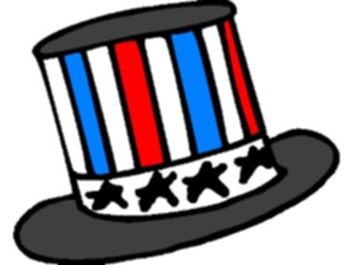 Sticker Custom Preview Image #014451 Americana Symbols History Uncle Sams Hat07